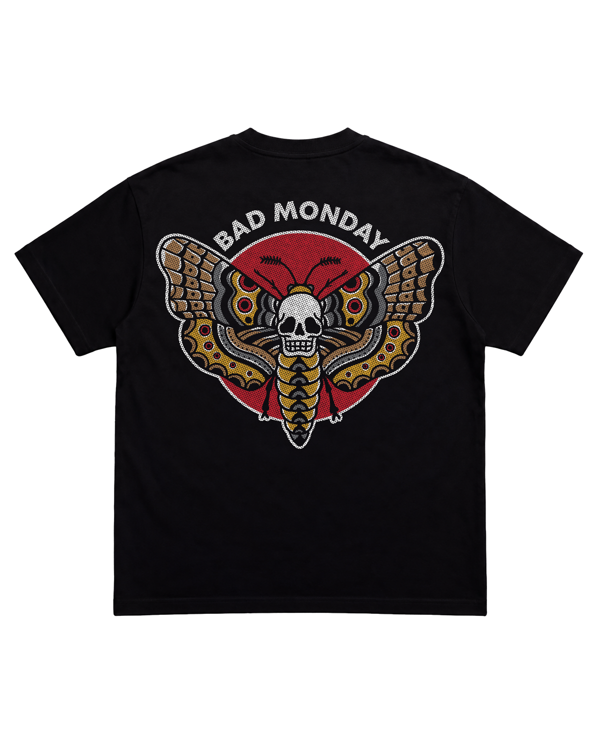 OG Death Moth / Heavy Tee Back Print