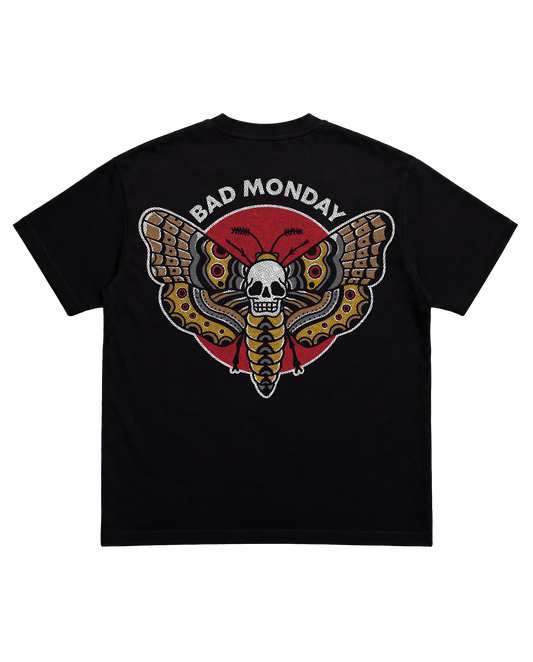 OG Death Moth / Heavy Tee Back Print