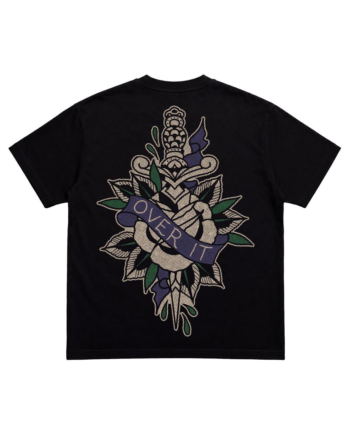 Over It / Heavy Tee Back Print