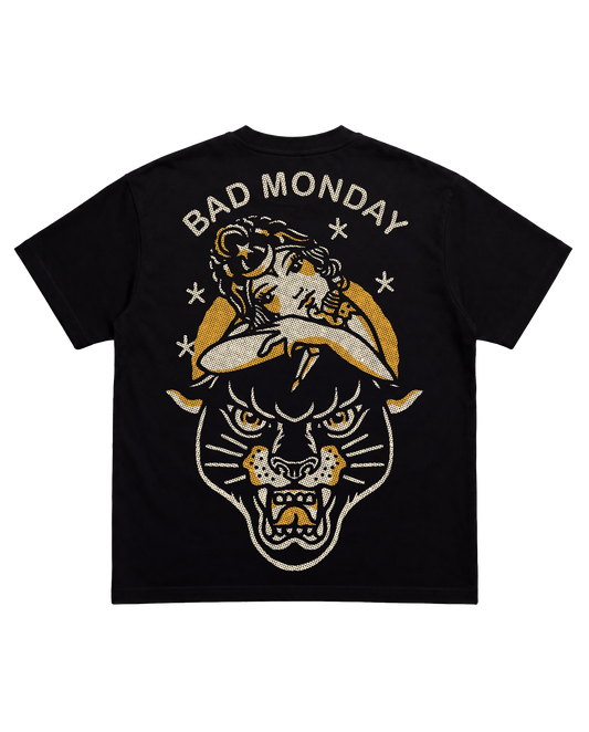 Panther Girl / Heavy Tee Back Print