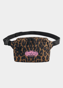 Brutal Logo Side Bag Leopard
