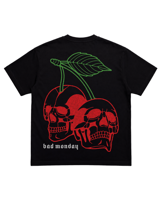 Cherry Skull / Heavy Tee Back Print