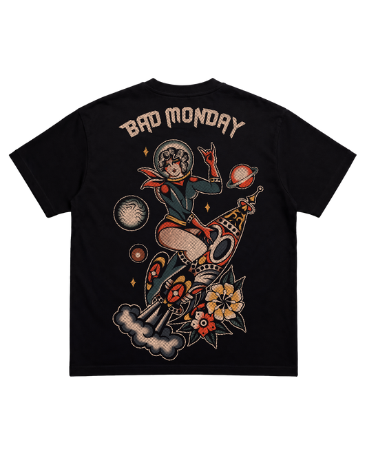 Lucky Neyen / Spacelady Heavy Tee Back Print