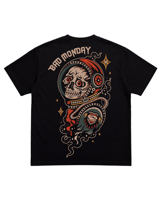Lucky Neyen / Spaceskull Heavy Tee Back Print