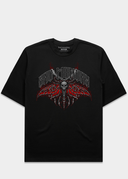 Tribal Moth / Heavy Tee Black Front Print