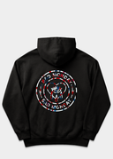 Red Blue CH / Relax Hoodie Black