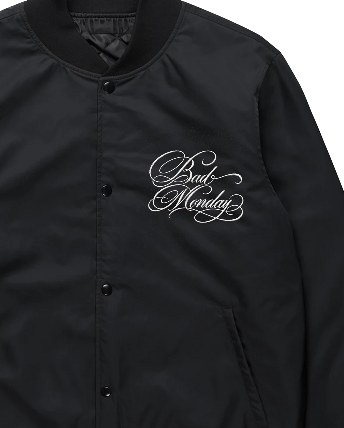 Embroidered Script / Bomber Jacket