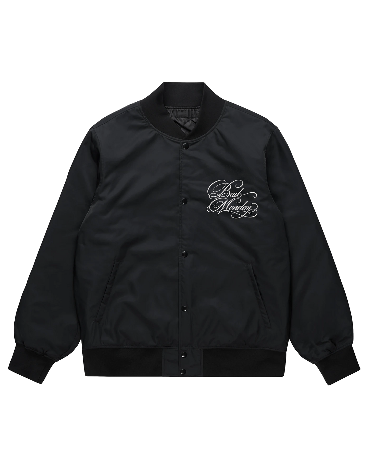 Embroidered Script / Bomber Jacket