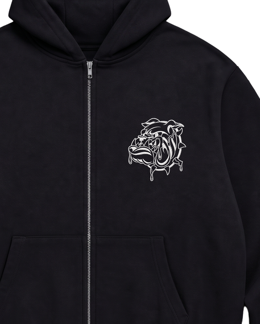 Embroidered Levi Frankenstein / Zip Hood