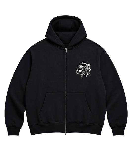 Embroidered Levi Frankenstein / Zip Hood
