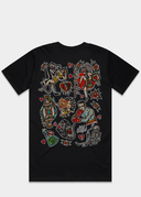 Throwback Flash / Standard Tee Black