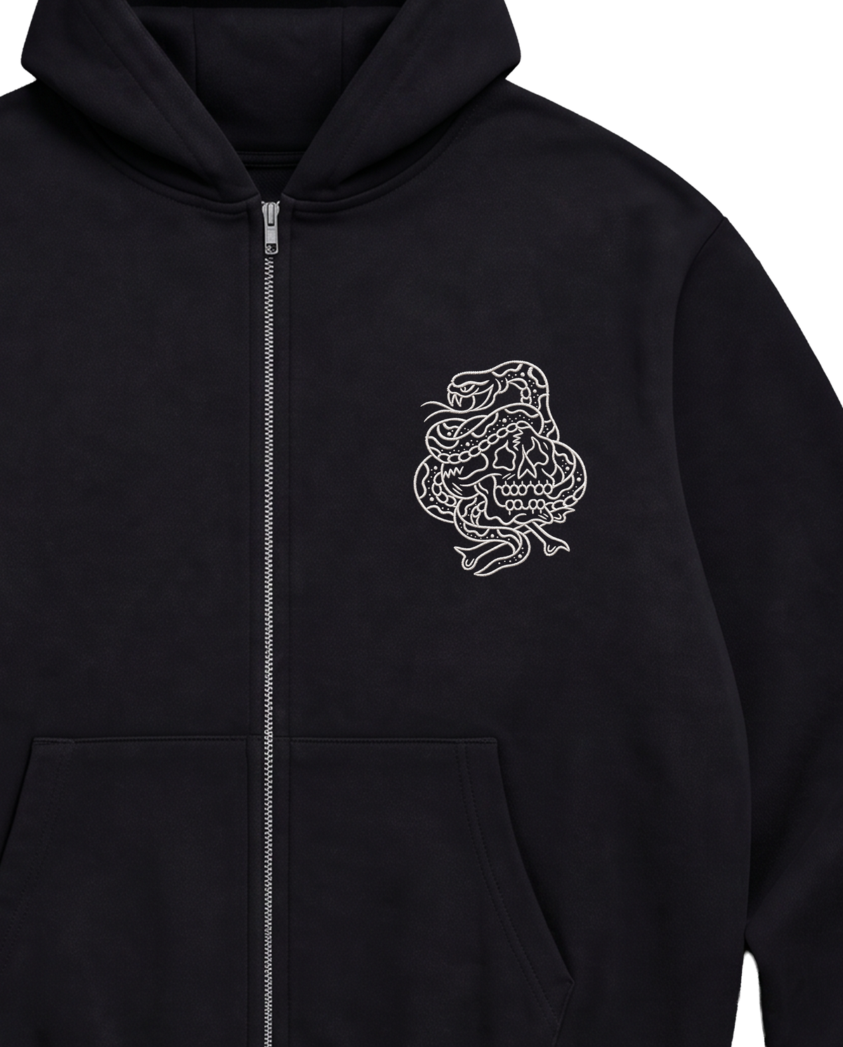 Embroidered Pistol Pete / Zip Hood