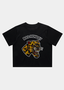 Throwback Love Leopard / Wo Cropped Tee