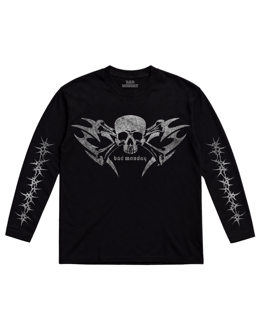 Crossbones / Heavy LS Tee