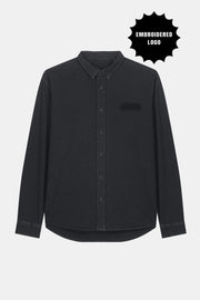 Metal Logo Heavy Shirt Washed Black