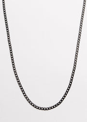 3mm Cuban Link Chain - Black | Bad Monday Apparel